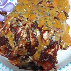 A picture of Enchiladas on the Stovetop.