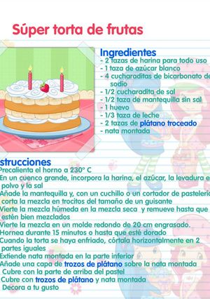 Una foto de Torta de frutas