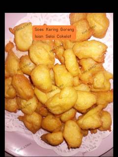 Foto resep Soes Kering Goreng isian Selai Cokelat