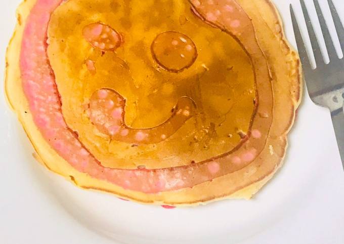 Smiley pancakes