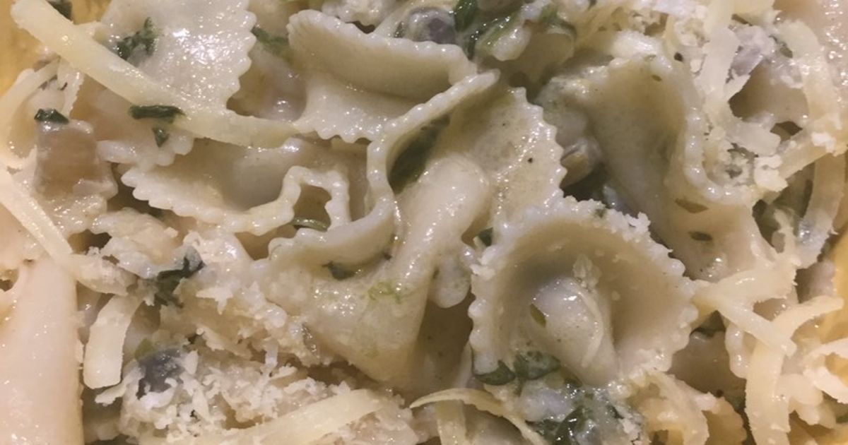 Fideos Estilo Moño 🎀 Con Crema De Espinacas Receta de Dr MJG- JN12 💙💙🇦🇷💛💛