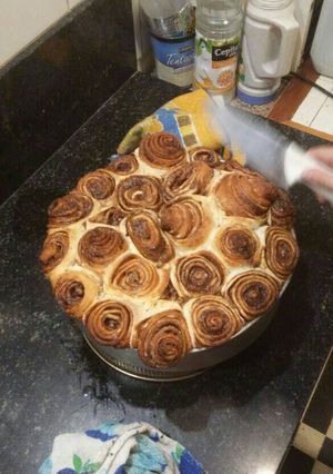 Una foto de Rosca de canela (símil starbucks)