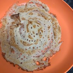 A picture of Chana dal horse gram dosa.