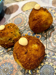 Una foto de Croquetas de cocido con corazón de queso