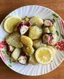 Ensalada de patatas y pulpo