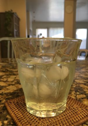 A picture of Cold brew green tea.