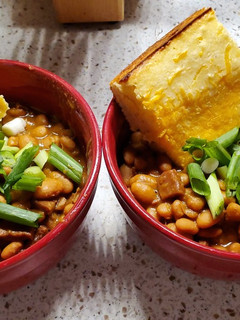 A picture of Lauren's Pinto Beans and Ham.