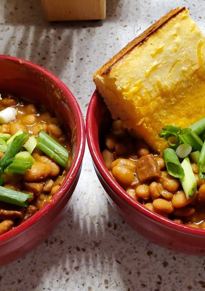 A picture of Lauren's Pinto Beans and Ham.