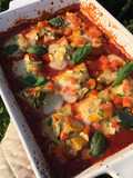 Italienischer Maultaschengratin