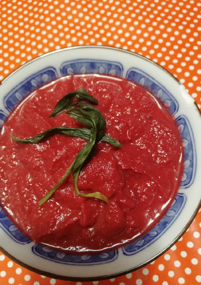 Una foto de Crema de Remolacha