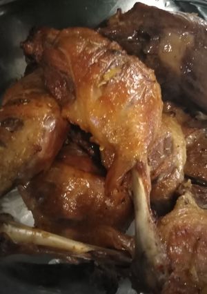 Almás 😊Sült libacombok recept fotója