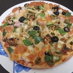 A picture of Millet pizza.