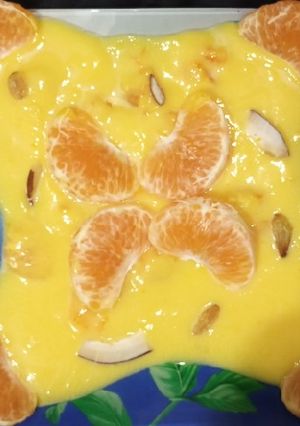 A picture of Orange custard.
