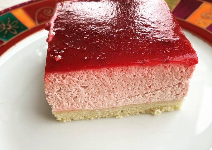 Recette Appétissante Bavarois à la framboise