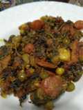 Green leaf veg mix sabzi with maithi