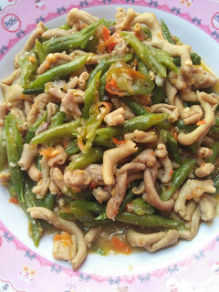 Foto resep Tumis pedes usus kacang panjang