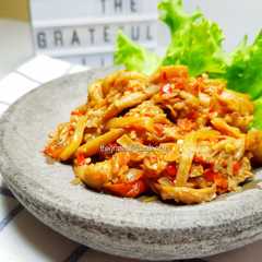 รูปของ Sambal Jamur Gurih Pedas Mantap | Kaya Protein Nabati