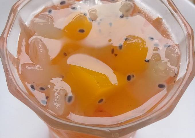 Es Buah Pepaya Rumput Laut