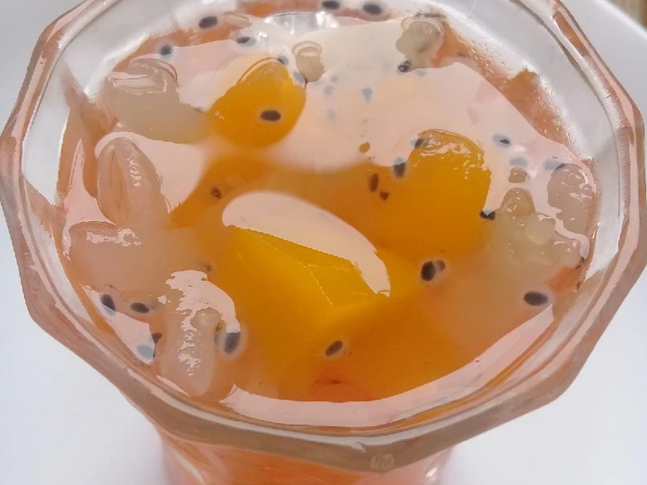 Cara Mudah Membikin Resep Es Buah Pepaya Rumput Laut yang  Bikin Ketagihan Anti Ribet, Lezat