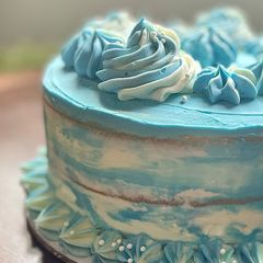 A picture of Naked Keto Vanilla cake (Diabetic Friendly).