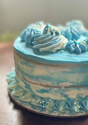A picture of Naked Keto Vanilla cake (Diabetic Friendly).