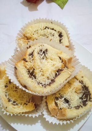 Foto resep Roti tawar coklat, keju panggang