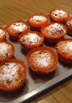 Una foto de Muffins de avena y manzana