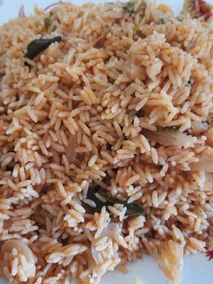 A picture of Tomato rice.