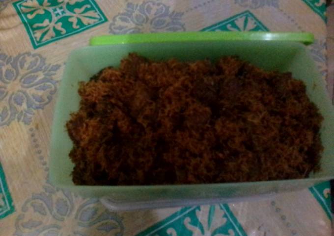 Anti Ribet, Buat Serundeng daging sapi Enak Dan Mudah