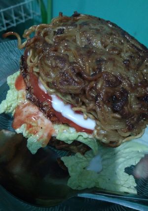 Foto resep Barger mie ala ala aja..