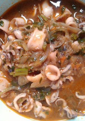 Foto resep Cumi saos padang