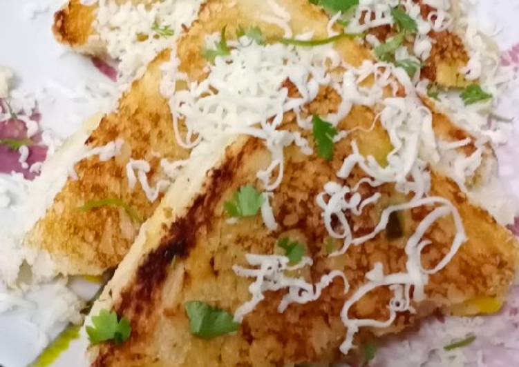 Recipe of Speedy Cheese corn chilli sandwich