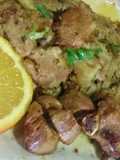 Migas com Carne de Porco