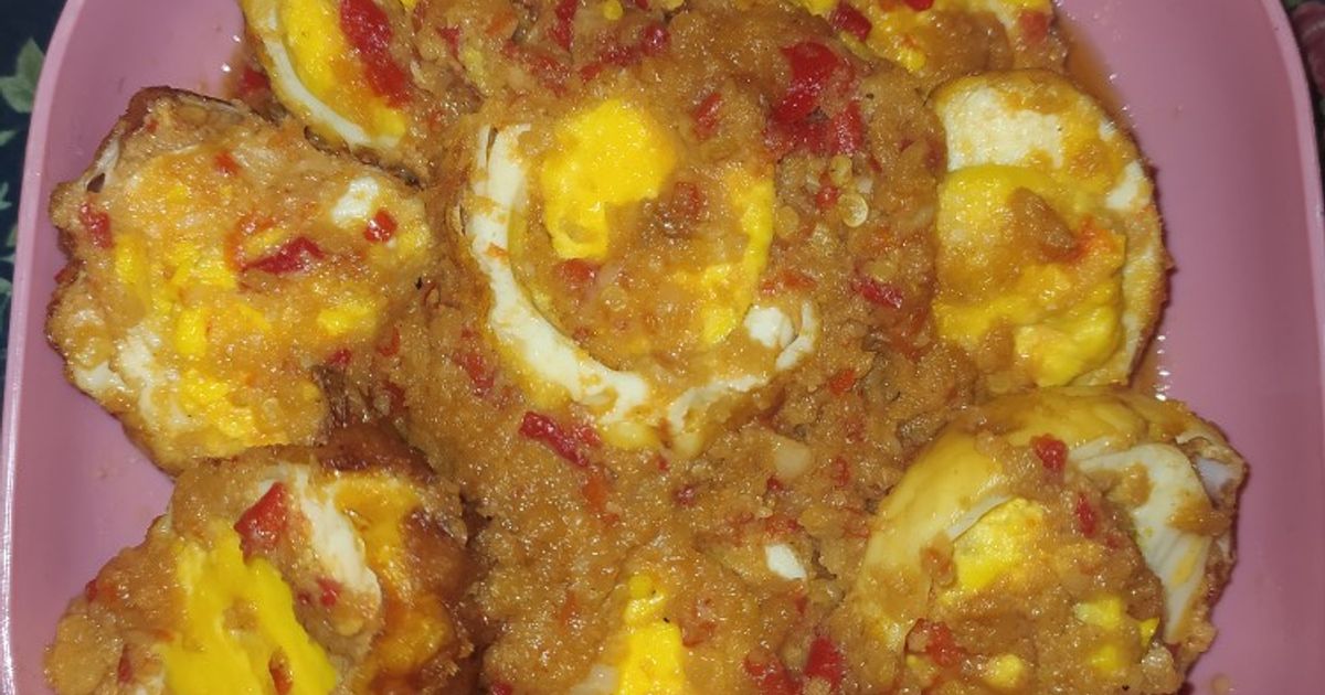 Telur Masak Tingkih (Masakan Bali)