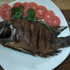 A picture of Fried fish.