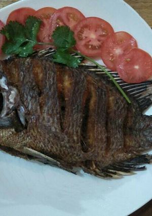 A picture of Fried fish.