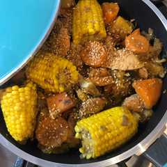 Una foto de Pollo con verduras en sartén Essen, junto a @cocinacaseraya seguila en instagram
