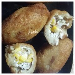 A picture of Paneer Corn Rolls.