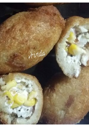 A picture of Paneer Corn Rolls.