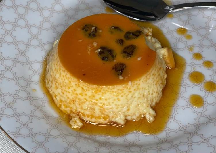 Pudim de leite com Jack Daniel's