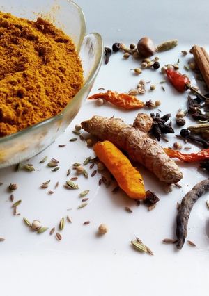 A picture of Pure Turmeric powder.