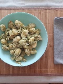 Una foto de Gnocchi cremosos con brócoli