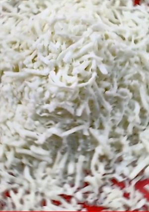 A picture of How I made Mozzarella Cheese for first time.