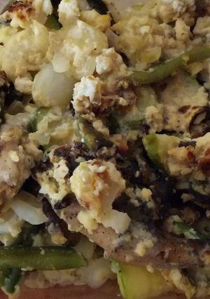 Keto rakott csirke air fryerben recept fotója