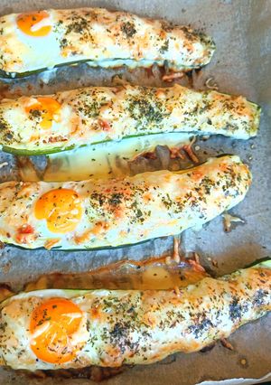 Különleges töltött cukkini 🥒 recept fotója