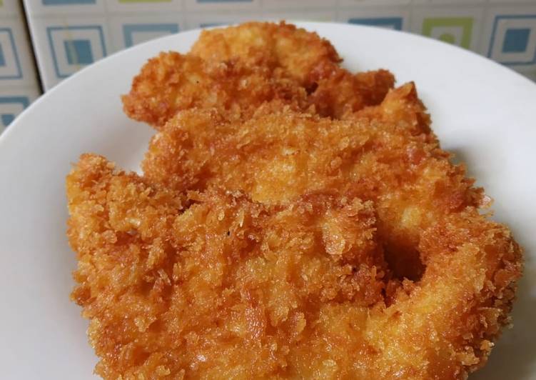 Resep Crispy Chicken with Corn Flakes, Enak Banget