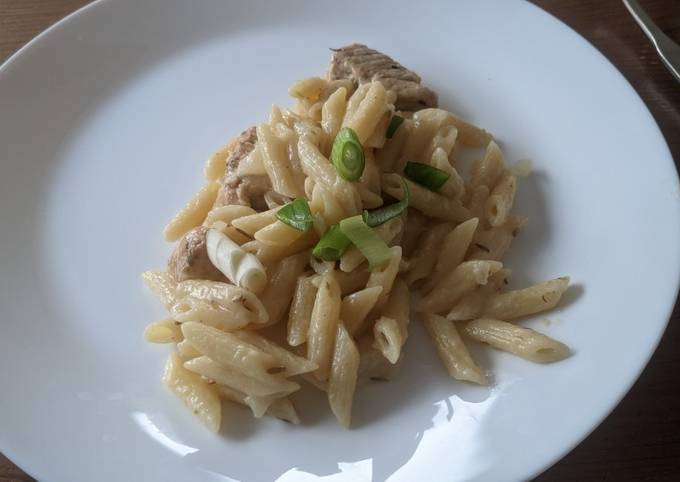 Simple Way to Make Homemade Cajun chicken pasta