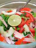 Ensalada mixta con jamón 👍🇵🇪