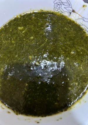 صورة لوصفة الملوخية بالثوم