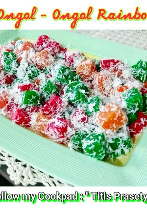 Foto resep Ongol ongol Rainbow (kelanting pelangi)